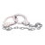 Наручники из металла с длинной цепочкой CHROME HANDCUFFS METAL HANDCUFFS W. KEY - NMC - купить с доставкой в Перми