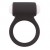 Чёрное эрекционное виброкольцо LIT-UP SILICONE STIMU RING 3 BLACK - Dream Toys - в Перми купить с доставкой
