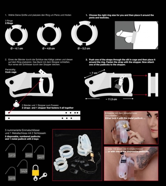 Набор для мужского пояса верности Cock Cage Set - Orion - купить с доставкой в Перми