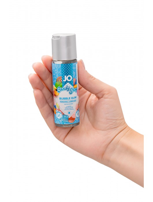 Смазка на водной основе Candy Shop Bubblegum с ароматом жвачки - 60 мл. - System JO - купить с доставкой в Перми