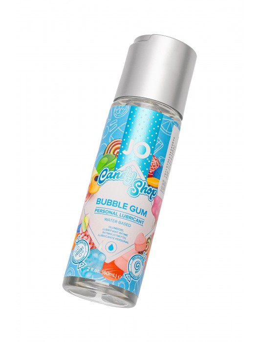 Смазка на водной основе Candy Shop Bubblegum с ароматом жвачки - 60 мл. - System JO - купить с доставкой в Перми