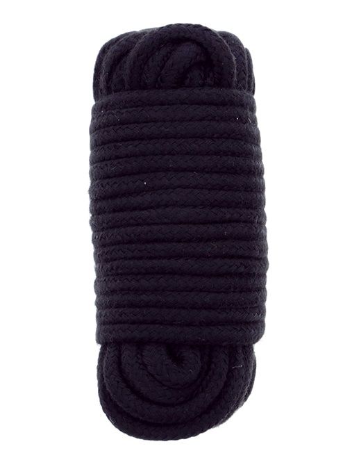 Черная веревка для связывания BONDX LOVE ROPE - 10 м. - Dream Toys - купить с доставкой в Перми