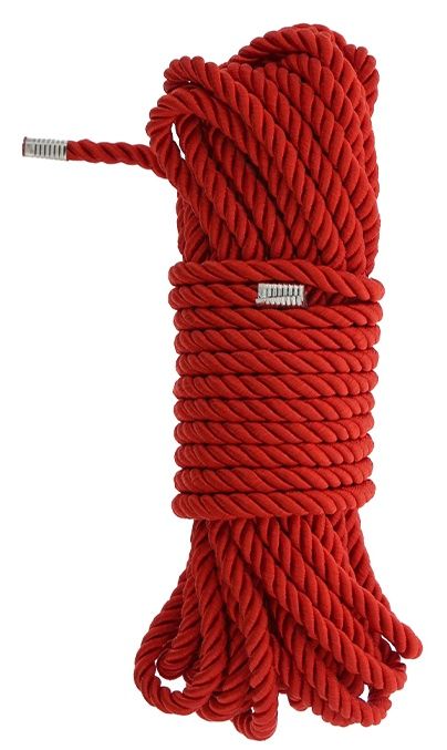 Красная веревка DELUXE BONDAGE ROPE - 10 м. - Dream Toys - купить с доставкой в Перми