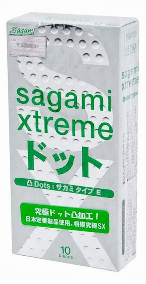 Презервативы Sagami Xtreme Type-E с точками - 10 шт. - Sagami - купить с доставкой в Перми