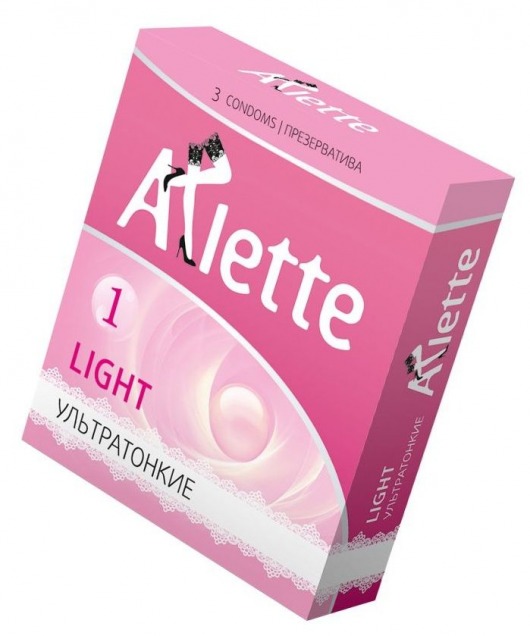 Ультратонкие презервативы Arlette Light - 3 шт. - Arlette - купить с доставкой в Перми