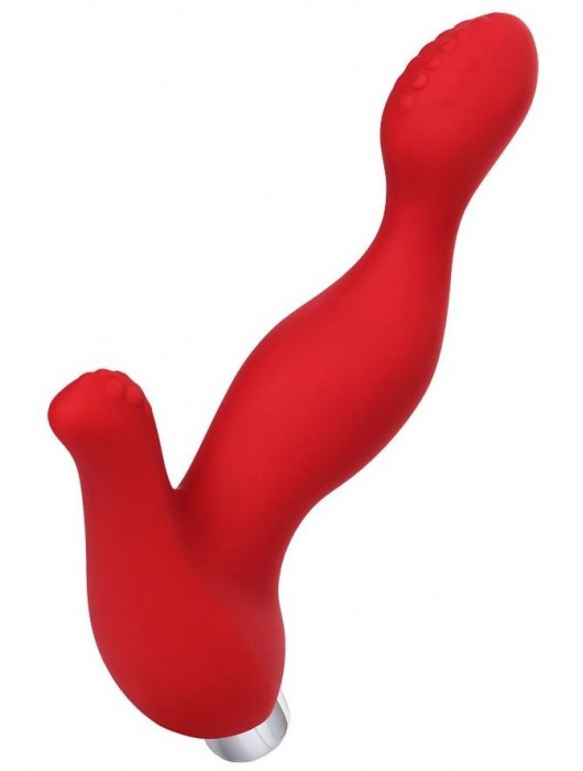 Красный силиконовый вибростимулятор простаты Proman - 12,5 см. - ToyFa - в Перми купить с доставкой