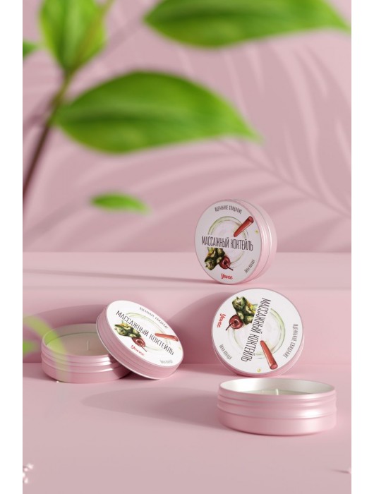 Массажная свеча «Массажный коктейль» с ароматом пина колады - 30 мл. - ToyFa - купить с доставкой в Перми