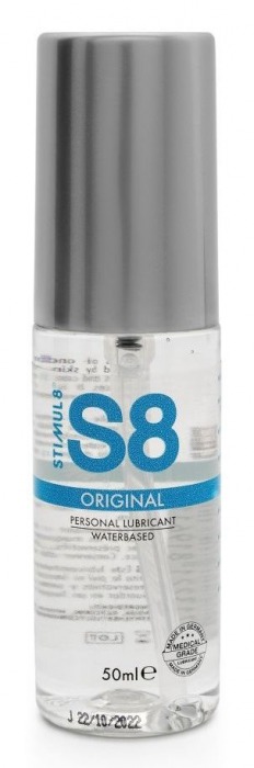 Универсальный лубрикант на водной осноdе S8 Original Lube - 50 мл. - Stimul8 - купить с доставкой в Перми