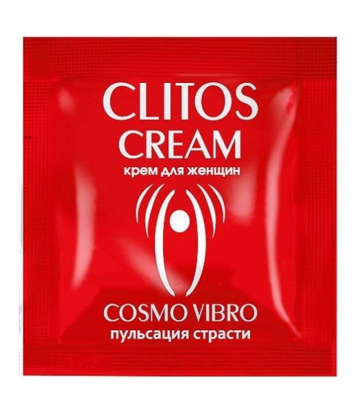 Пробник возбуждающего крема для женщин Clitos Cream - 1,5 гр. - Биоритм - купить с доставкой в Перми