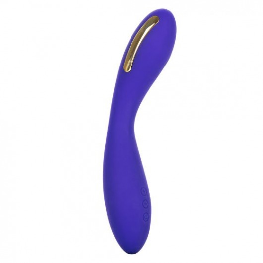 Фиолетовый вибратор с электростимуляцией Intimate E-Stimulator Wand - 21,5 см. - California Exotic Novelties - купить с доставкой в Перми