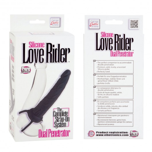 Насадка на пенис Silicone Love Rider Dual Penetrator для двойного проникновения - 14 см. - California Exotic Novelties - в Перми купить с доставкой