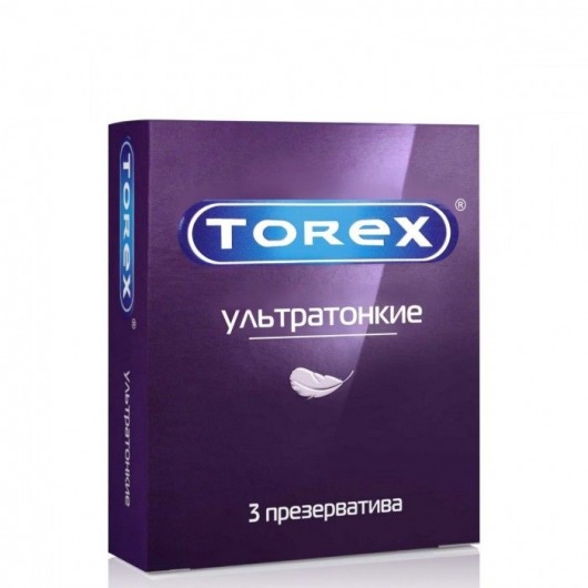 Презервативы Torex  Ультратонкие  - 3 шт. - Torex - купить с доставкой в Перми