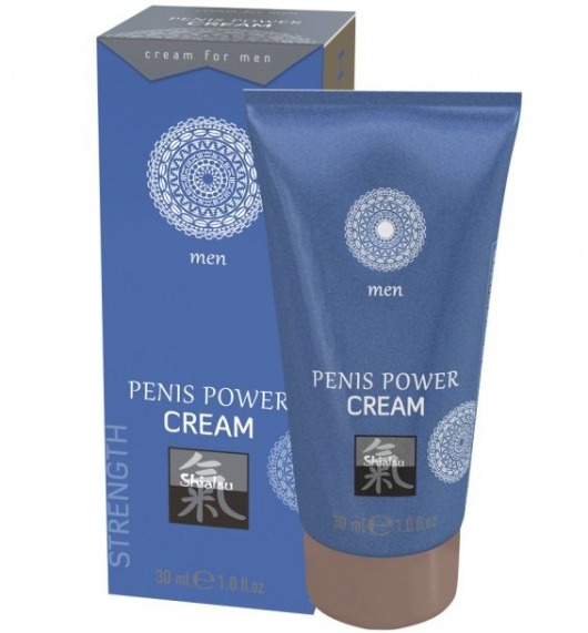 Возбуждающий крем для мужчин Penis Power Cream - 30 мл. - Shiatsu - купить с доставкой в Перми