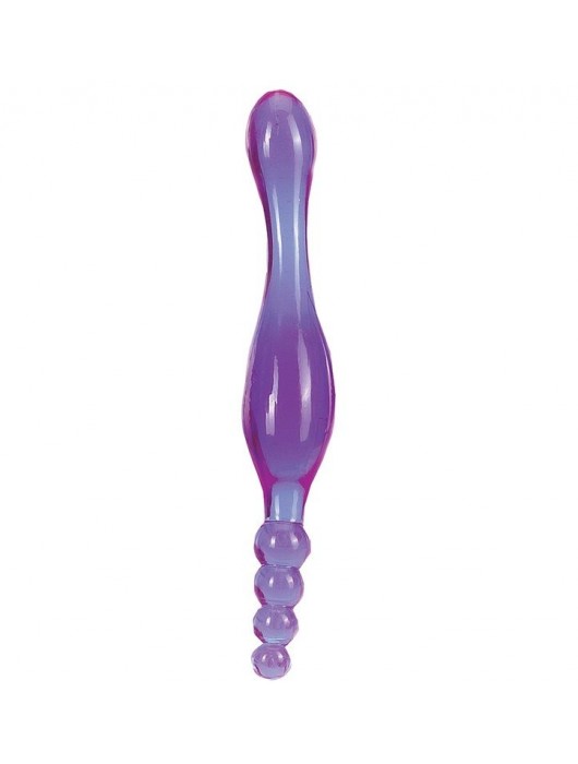 Двухсторонний анальный стимулятор - 20 см. - Seven Creations