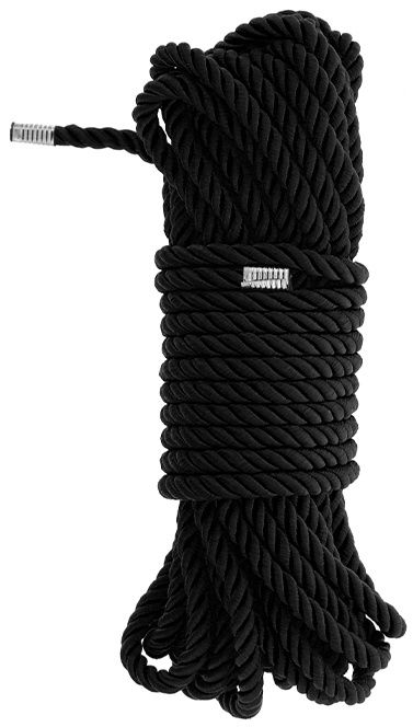 Черная веревка для бондажа BONDAGE ROPE - 10 м. - Dream Toys - купить с доставкой в Перми