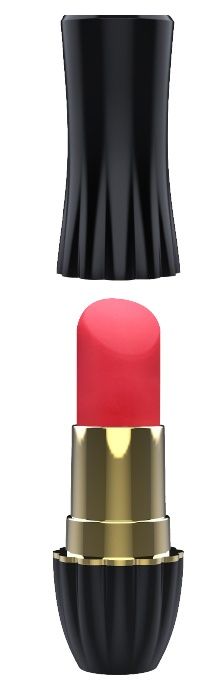 Клиторальный стимулятор-помада LIPSTICK - 9,3 см. - Dream Toys - купить с доставкой в Перми