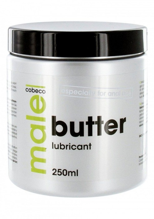 Анальный лубрикант MALE Cobeco Butter Lubricant - 250 мл. - Cobeco - купить с доставкой в Перми