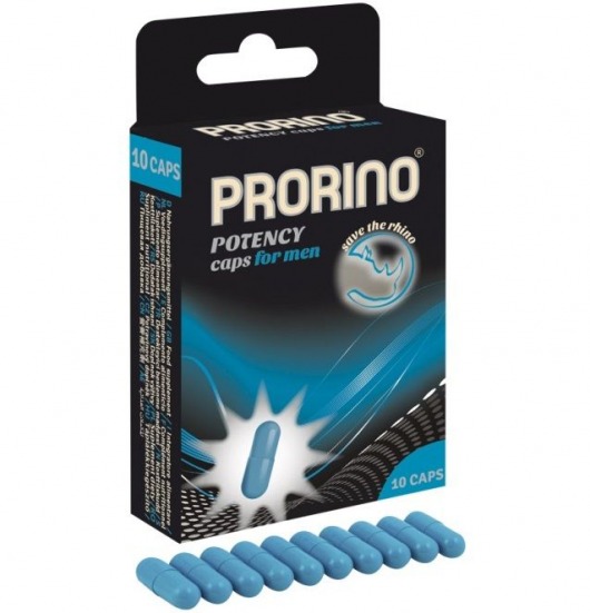 БАД для мужчин ero black line PRORINO Potency Caps for men - 10 капсул - Ero - купить с доставкой в Перми