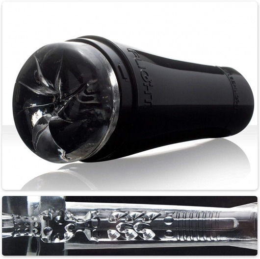 Черный мастурбатор-анус Fleshlight - Flight Pilot - Fleshlight - в Перми купить с доставкой