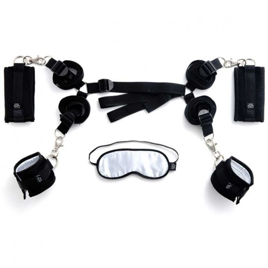 Комплект бондажа Under The Bed Restraints Kit - Fifty Shades of Grey - купить с доставкой в Перми