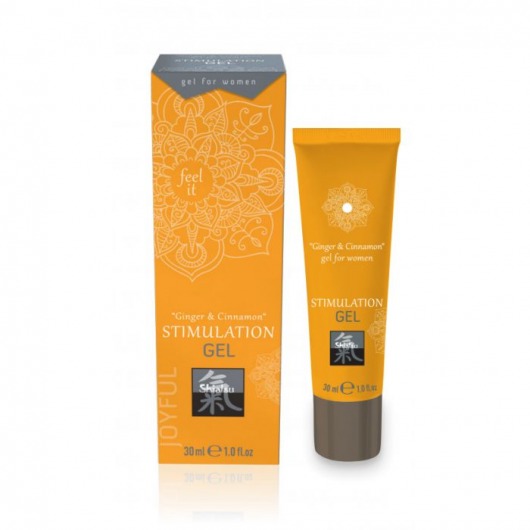 Возбуждающий интимный гель STIMULATION GEL Ginger   Cinnamon - 30 мл. - Shiatsu - купить с доставкой в Перми