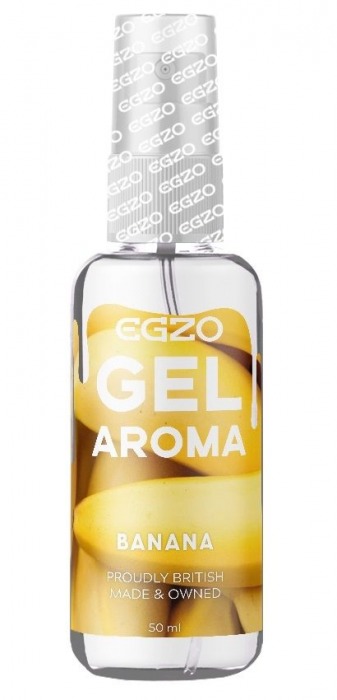 Интимный лубрикант EGZO AROMA с ароматом банана - 50 мл. - EGZO - купить с доставкой в Перми