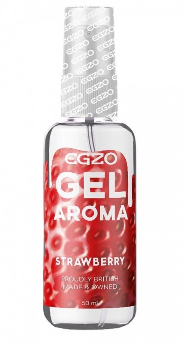 Интимный лубрикант EGZO AROMA с ароматом клубники - 50 мл. - EGZO - купить с доставкой в Перми