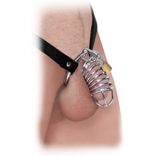 Кольцо верности Extreme Chastity Belt с фиксацией головки - Pipedream - купить с доставкой в Перми