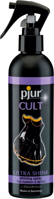 Спрей для ухода за одеждой из латекса pjur CULT Ultra Shine - 250 мл. - Pjur - купить с доставкой в Перми