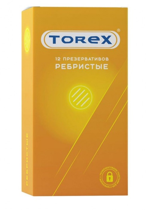 Текстурированные презервативы Torex  Ребристые  - 12 шт. - Torex - купить с доставкой в Перми