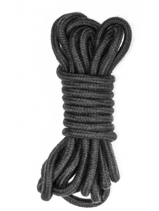 Черная веревка Do Not Disturb - 5 м. - Lola Games - купить с доставкой в Перми