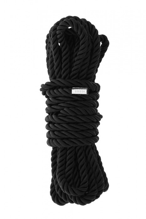 Черная веревка для шибари DELUXE BONDAGE ROPE - 5 м. - Dream Toys - купить с доставкой в Перми