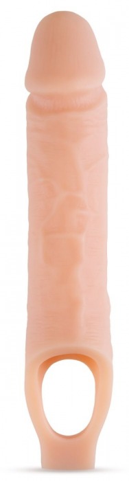 Телесный реалистичный фаллоудлинитель 10 Inch Silicone Cock Sheath Penis Extender - 25,4 см. - Blush Novelties - в Перми купить с доставкой