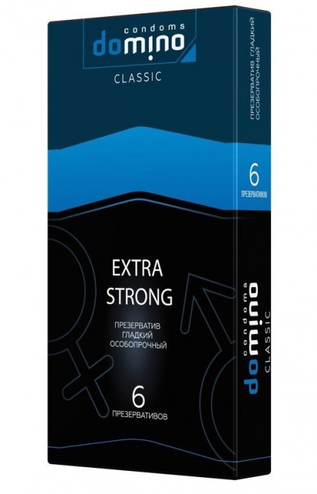 Суперпрочные презервативы DOMINO Extra Strong - 6 шт. - Domino - купить с доставкой в Перми