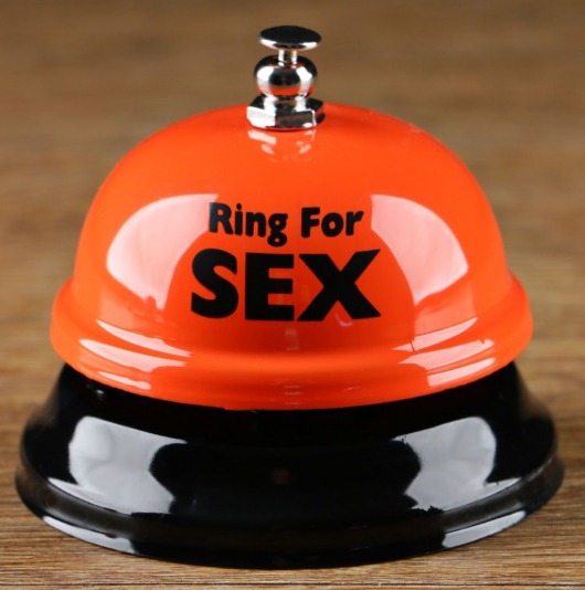 Настольный звонок RING FOR SEX - Сима-Ленд - купить с доставкой в Перми