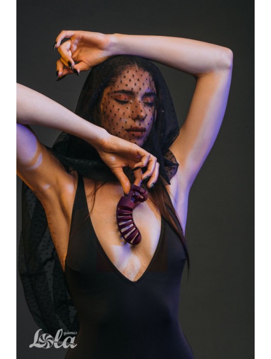 Мужской пояс верности бордового цвета Romello - Lola Games - купить с доставкой в Перми