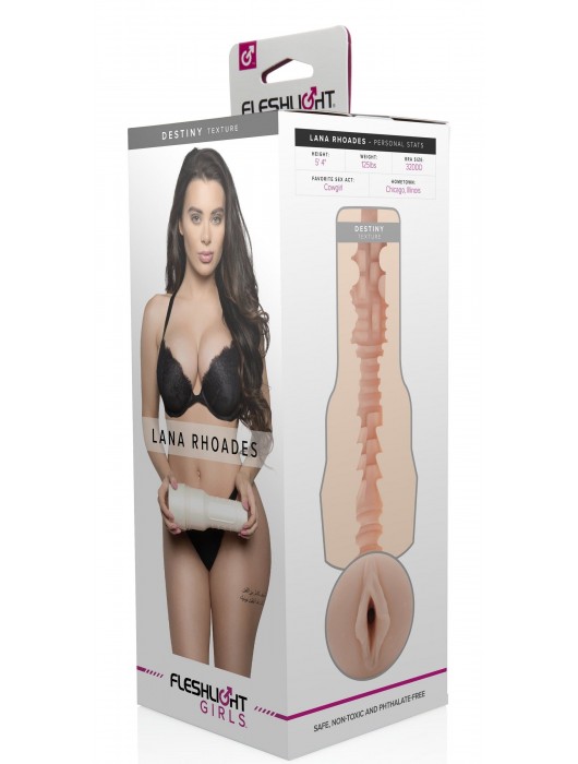 Мастурбатор-вагина Fleshlight Girls - Lana Rhoades Destiny - Fleshlight - в Перми купить с доставкой