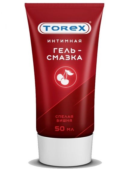 Смазка на водной основе TOREX  Спелая вишня  - 50 мл. - Torex - купить с доставкой в Перми