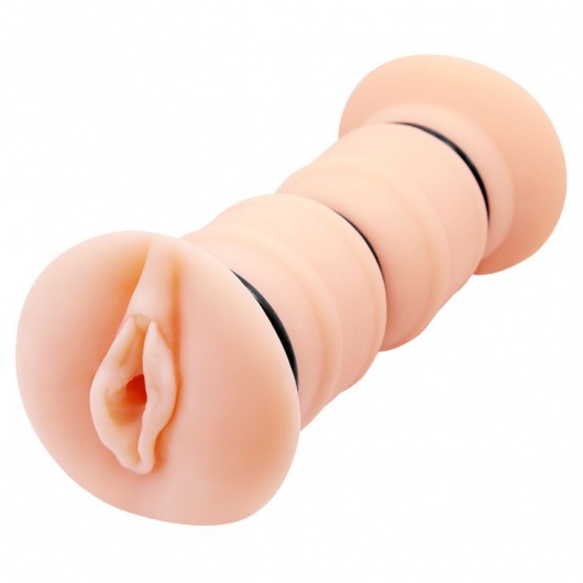 Телесный вибромастурбатор-вагина Michelle - Baile - в Перми купить с доставкой