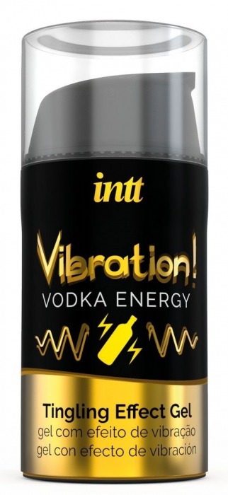 Жидкий интимный гель с эффектом вибрации Vibration! Vodka Energy - 15 мл. - INTT - купить с доставкой в Перми