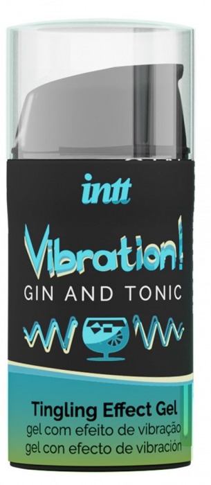 Жидкий интимный гель с эффектом вибрации Vibration! Gin   Tonic - 15 мл. - INTT - купить с доставкой в Перми