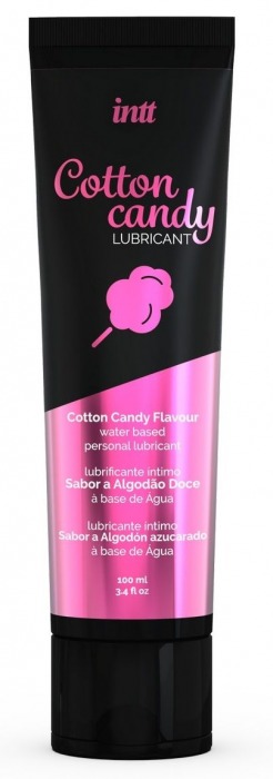 Интимный гель на водной основе Cotton Candy Lubricant - 100 мл. - INTT - купить с доставкой в Перми