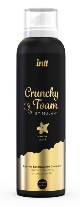 Пенка для массажа Crunchy Foam Stimulant Vanilla - 100 мл. - INTT - купить с доставкой в Перми