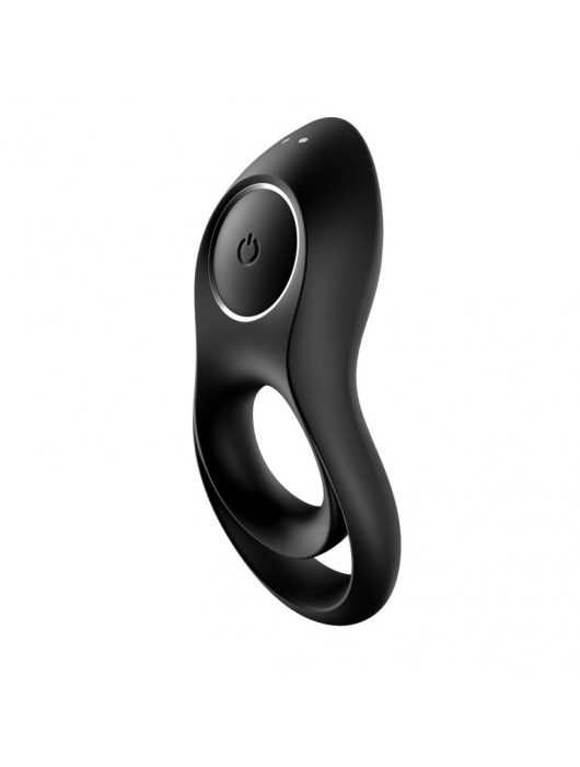 Черное эрекционное виброкольцо Legendary Duo - Satisfyer - в Перми купить с доставкой