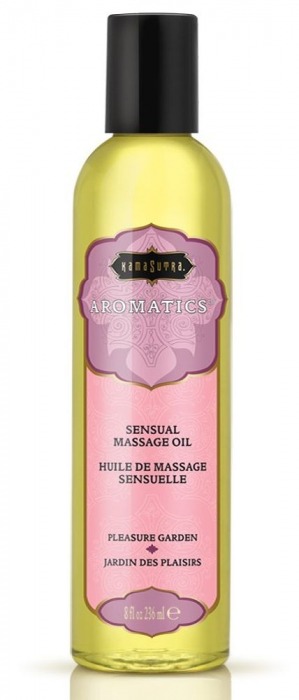 Массажное масло с цветочным ароматом Pleasure Garden - 236 мл. - Kama Sutra - купить с доставкой в Перми
