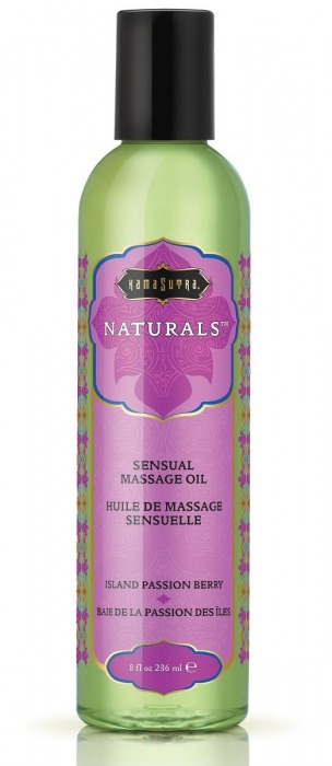 Массажное масло Naturals Island Passion Berry с ароматом тропических фруктов - 236 мл. - Kama Sutra - купить с доставкой в Перми