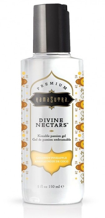 Гель-лубрикант на водной основе Divine Nectars Vanilla с ароматом ванили - 150 мл. - Kama Sutra - купить с доставкой в Перми