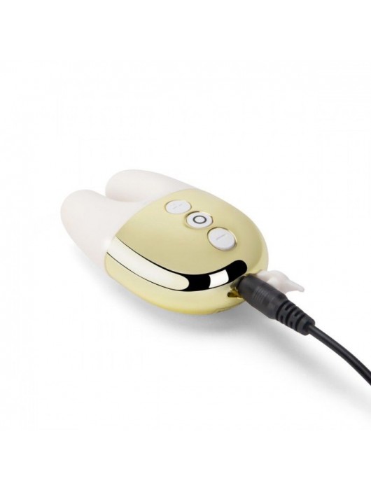 Белый вибратор с ушками Le Wand Double Vibe - Le Wand