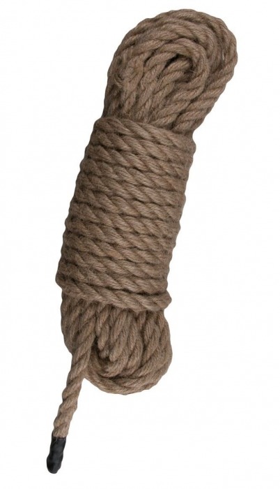 Пеньковая веревка для связывания Hemp Rope - 5 м. - Easy toys - купить с доставкой в Перми