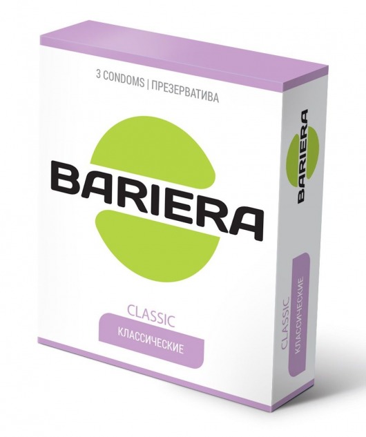 Классические презервативы Bariera Classic - 3 шт. - Bariera - купить с доставкой в Перми